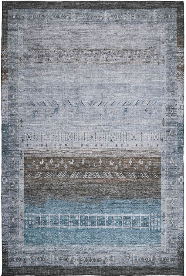 Dalyn™ Rug Company Karaj Blue 5'x8' Style 5 Area Rug-0