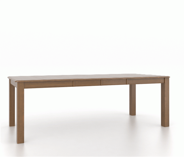 Canadel Customizable Gourmet 92" VD Base Dining Table with Two Removable Leaf's-1