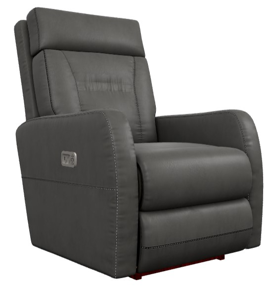 La-Z-Boy® Lennon Charcoal Leather Power Rocking Recliner