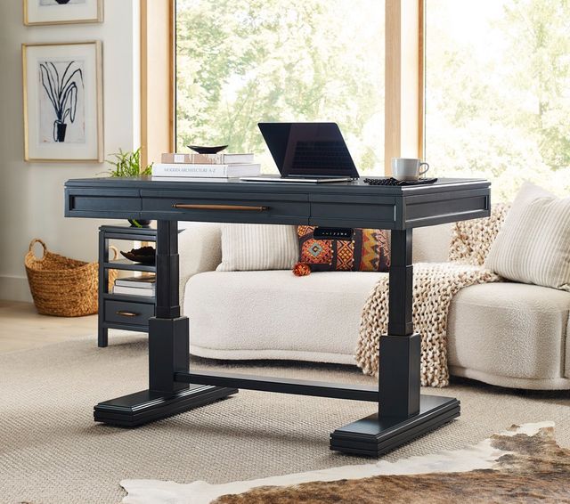 aspenhome® Alexander Midnight Adjustable Cocktail Table-3