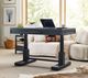 aspenhome® Alexander Midnight Adjustable Cocktail Table-3