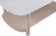 Bassett Mirror Horizons White Oak Cocktail Table with White Top-2