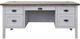 Legends Home Hampton Barnwood/Jasmin White Executive Desk-0