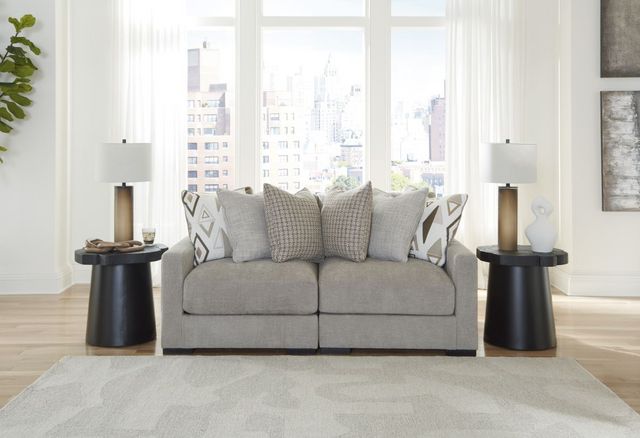 Signature Design by Ashley® Asland Court 2-Piece Pebble Loveseat Sectional-1