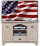 American Heartland Manufacturing Poplar Deluxe TV Stand-1