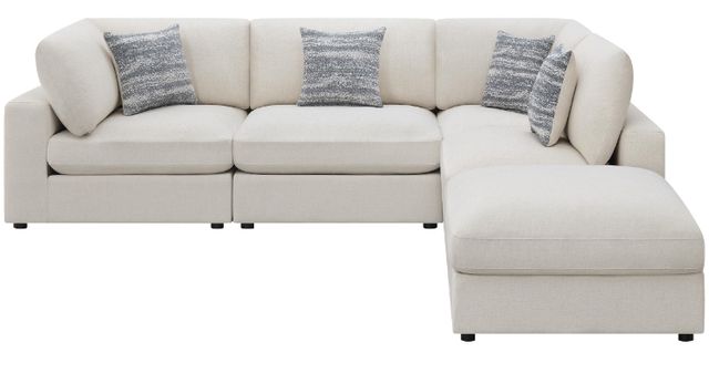 Coaster® Serene 5-Piece Beige Curved Sectional-1