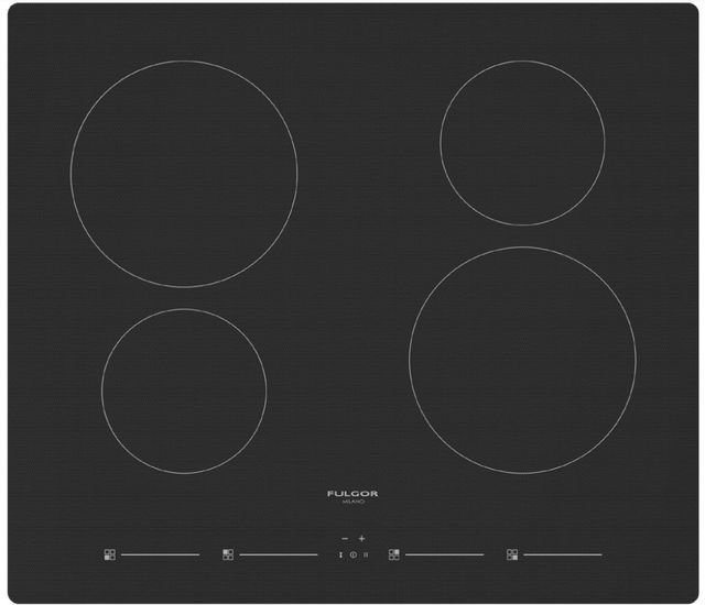 Fulgor Milano 400 Series 24" Black Glass Induction Cooktop-0