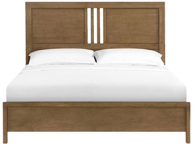 Whittier Wood® Furniture Bailey Nutmeg King Panel Bed-2