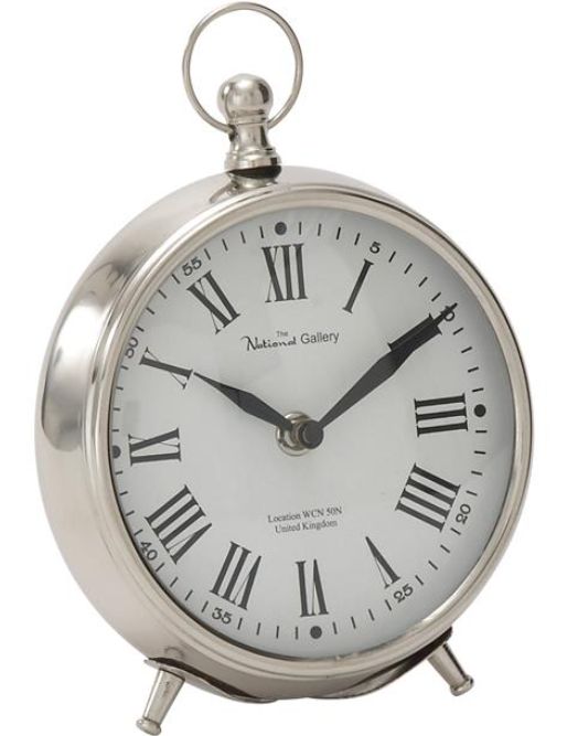 Deco Marche Silver Ring Decorative Clock-1