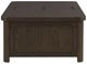 Signature Design by Ashley® Breckington Dark Brown Cocktail Table with Storage-2