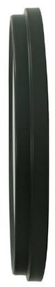 YHD Trademark Matte Black Wall Clock-3