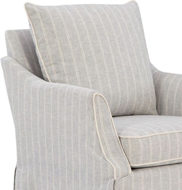 Best® Home Furnishings Customizable Erin & Ben Co. Annie Stripe Swivel Chair-1
