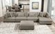 Homelegance® Traverse 5-Piece Brown Modular Sectional with Reversible Chaise and Ottoman-1
