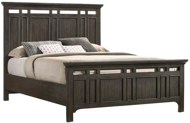 Intercon Hawthorne Burnished Clay Queen Standard Panel Bed-0