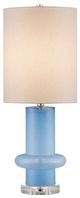 Currey & Company Aquaviva Blue/Clear Table Lamp-1