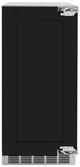 ZLINE Autograph Edition 15" Panel Ready Touchstone Gourmet Ice Maker with Polished Gold Handle-2