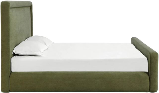 Modus Furniture Hartford Summit Moss Queen Panel Bed-2
