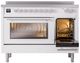 Ilve® Professional Plus II 48" White Pro Style Induction Range-4