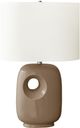 Monarch Specialties Inc. Brown Ceramic Table Lamp -0