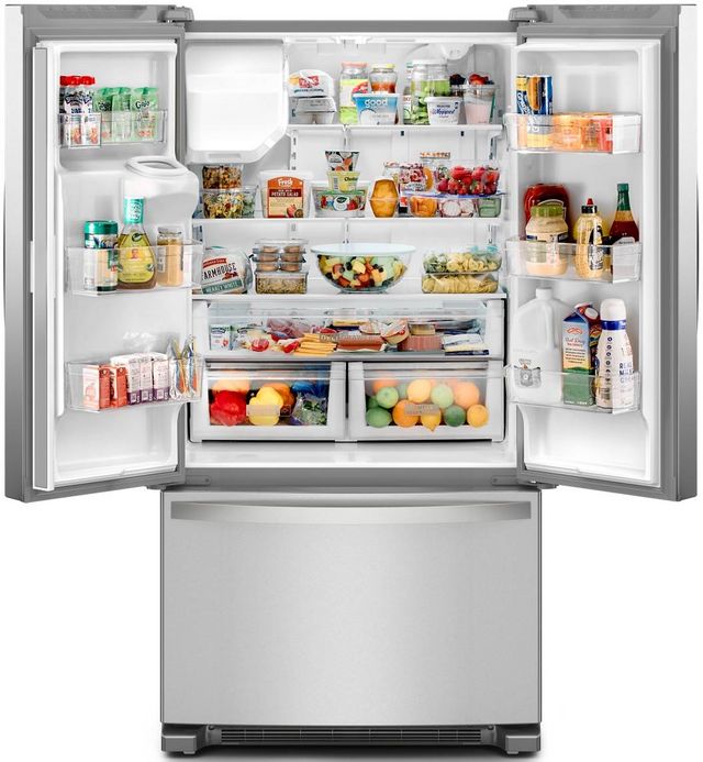 Whirlpool® 36 in. 24.7 Cu. Ft. Fingerprint Resistant Stainless Steel French Door Refrigerator-1