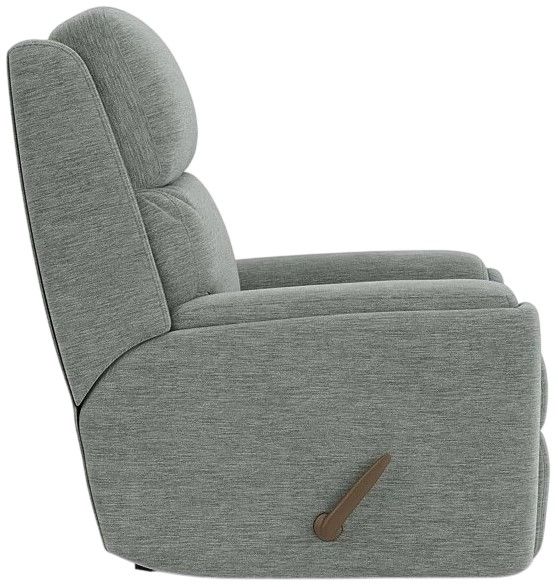 Flexsteel® Rio Blue Arctic Rocking Recliner-2