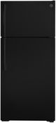 GE® 28" 16.6 Cu. Ft. ENERGY STAR® Black Top Freezer Refrigerator-0