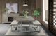 Riverside Furniture Intrigue Beige/Hazelwood Upholstered Dining Bench-1