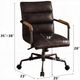 ACME Furniture Harith Antique Slate Leather Office Chair-2