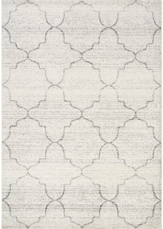 Kalora Interiors Focus White 3'11" x 5'7" Rug-0