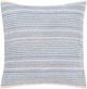 Surya Ryder Bright Blue 20"x20" Pillow Shell with Down Insert-0
