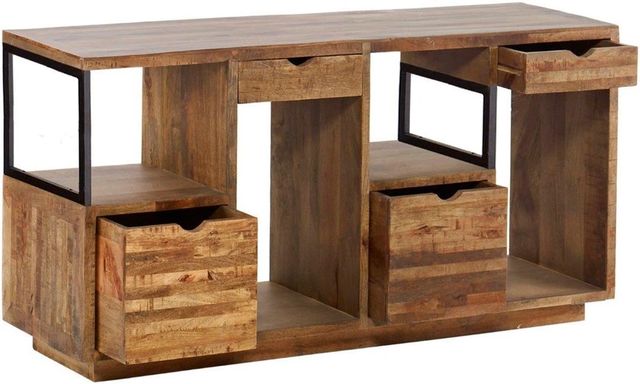 Jaipur Furniture Cubist Brown 4-Hole Display-0