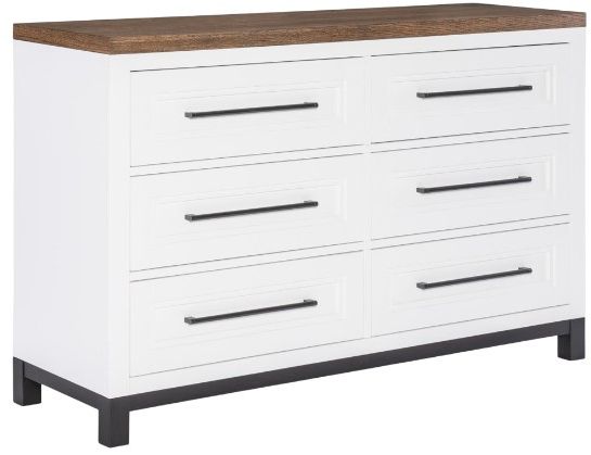 Legacy Kids Teen Dutton Toasted/White Youth Dresser-0