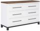 Legacy Kids Teen Dutton Toasted/White Youth Dresser-0