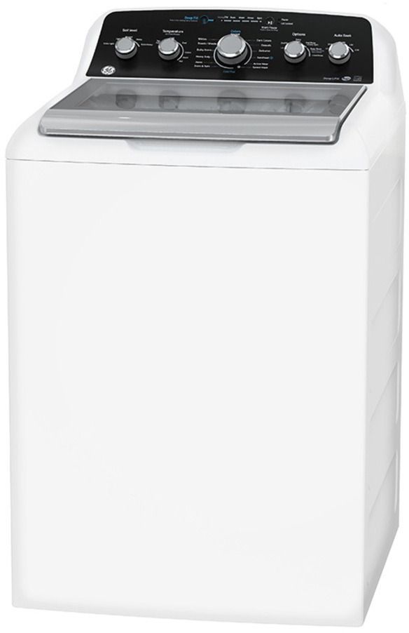 GE® 4.9 Cu. Ft White Agitator Top Load Washer -3