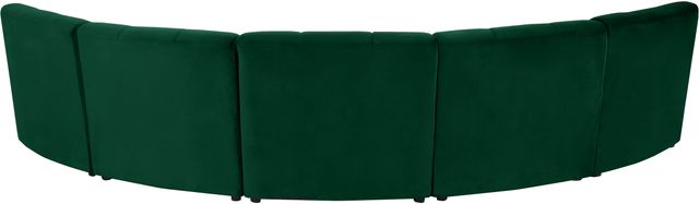 Meridian Furniture Limitless 5-Piece Green Velvet Modular Sectional-3