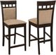 Coaster® Gabriel 2-Piece Cappuccino/Tan Bar Stools-0