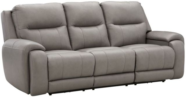 Signature Design by Ashley® Real Moments Ash Power Reclining Sofa with Audio Seating-0