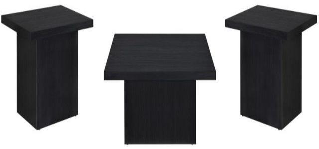 Coaster® Devar 3-Piece Black Occasional Table Set-0