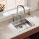 Elkay Lustertone® Classic Lustrous Satin 19-1/2" x 19" x 5" 3-Hole Single Bowl Drop-In ADA Sink-2
