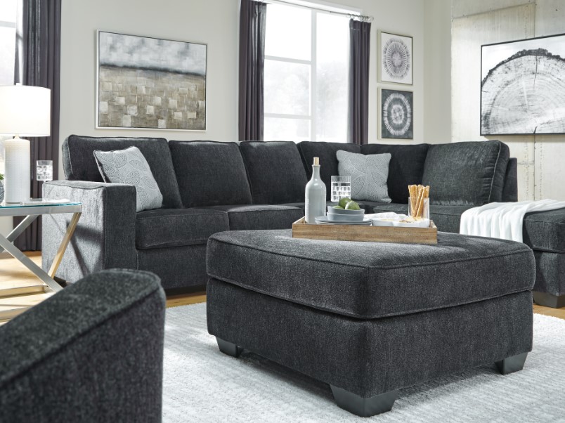Signature Design by Ashley Altari 2-Piece Slate Living Room Set