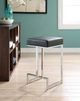Coaster® Gervase Black/Chrome Square Counter Stool-1