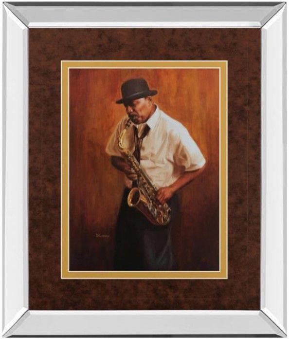 Classy Living Delancy Sax Man Wall Art-0