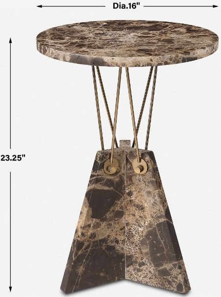 Uttermost® Levitate Brown Accent Table-2