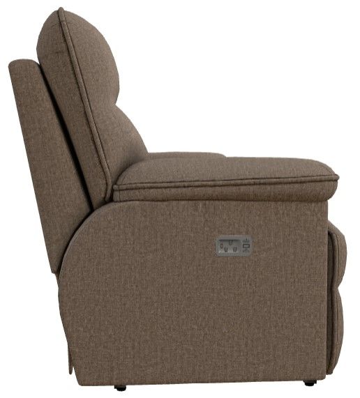 La-Z-Boy® Jay Mushroom Power Reclining Loveseat with Console and Headrest-2