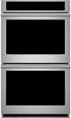 Monogram® Statement Collection 30" Stainless Steel Double Electric Wall Oven-0