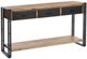 StyleCraft Calvin Natural Console Table with Gray Frame-0