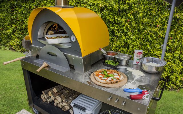Alfa Outdoor Fire Yellow Ciao Top Oven-4