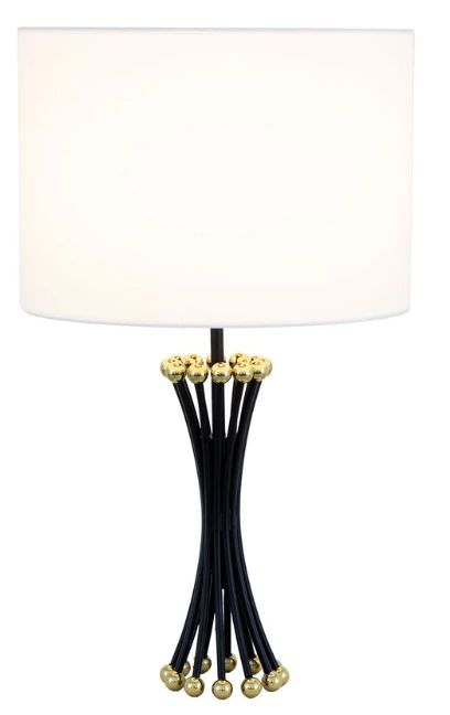 YHD Black/Gold One Light Table Lamp-2
