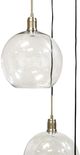 Harp & Finial® Luca Clear/Nickel Glass Globes Pendant-1