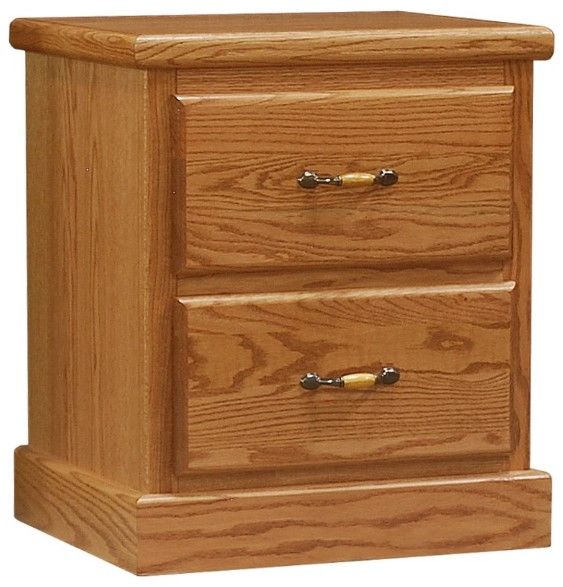 Wolfcraft Furniture Vesper Brown 2-Drawer Nightstand-0